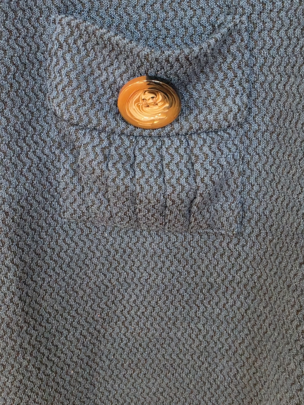 Papa Vancouver Teal Cowl Neck Tunic Dress - Picture 4 of 6